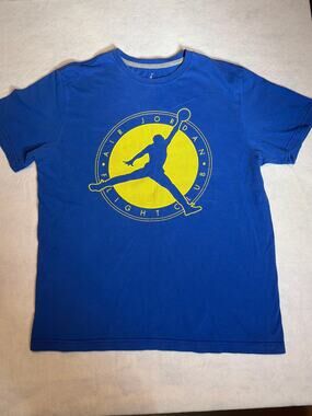 Air Jordan Flight Club Blue Graphic T-Shirt - Men’s Size Large